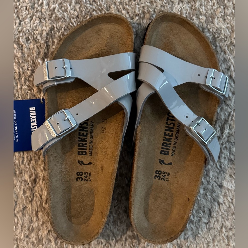 Gray BIRKENSTOCK size U.S. 7 EU 38